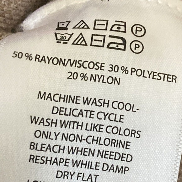 Max Studio Sweater Womens One Size Turtleneck Poncho‎ Plaid Tan Pullover - Picture 8 of 9